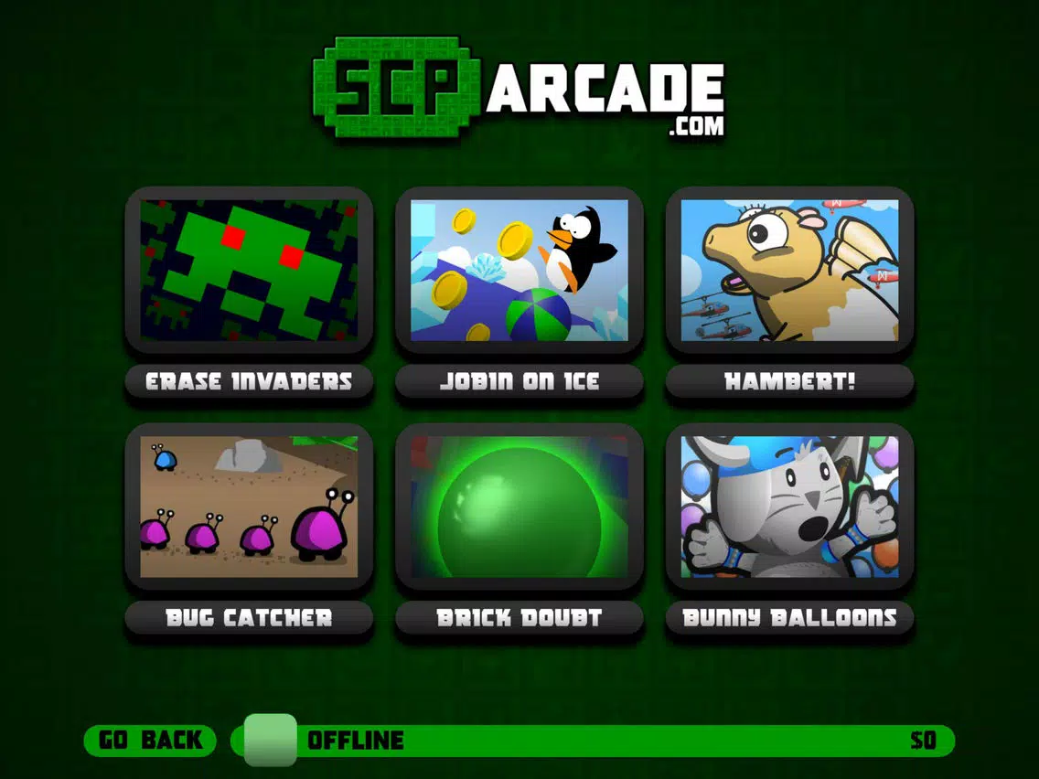 SCP Arcade iPad  스크린샷