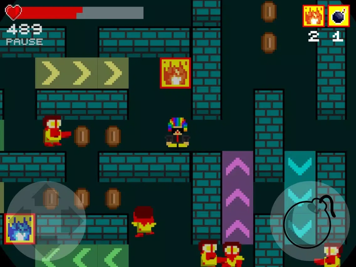 Tangkapan layar Six Pack Man iPad 