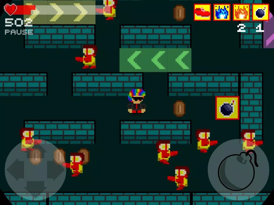 Tangkapan layar Six Pack Man iPad 