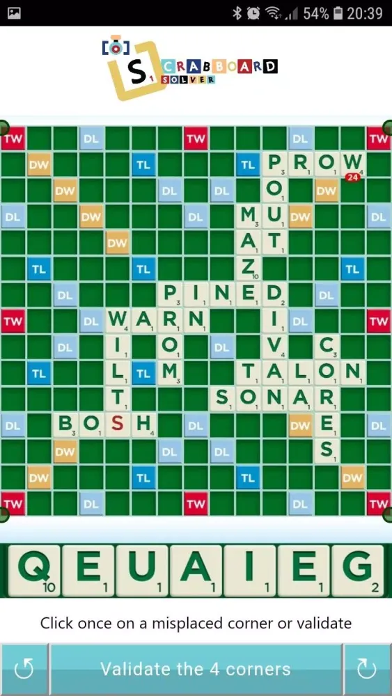 Scrabboard Solver स्क्रीनशॉट