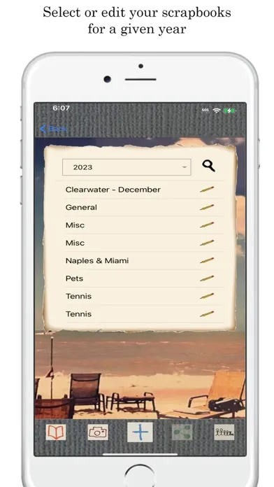 My Scrapbook App Screenshots