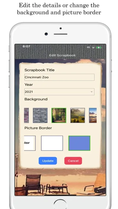 My Scrapbook App Screenshots