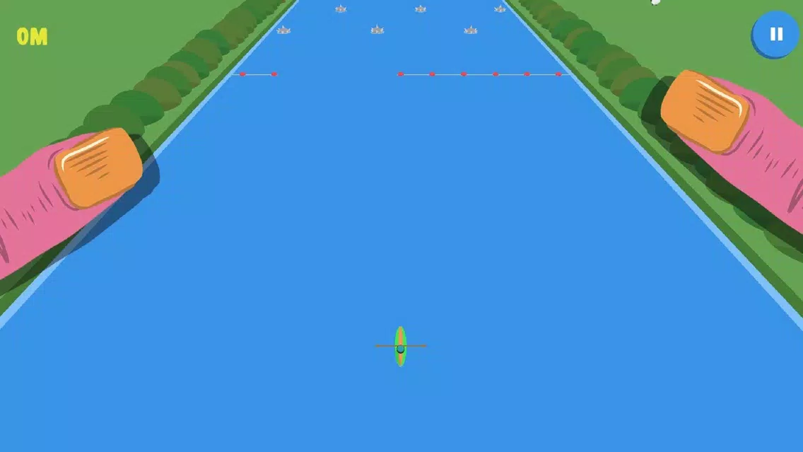 Capturas de tela do Kayak Attack