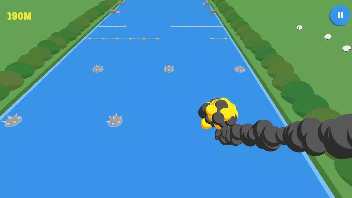 Capturas de tela do Kayak Attack