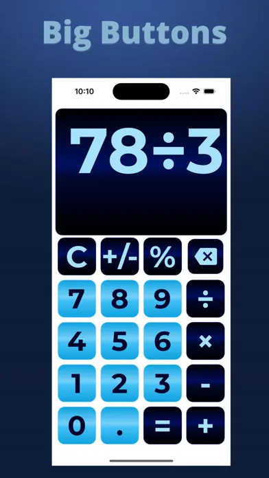 Big Finger Calculator سکرین شاٹس