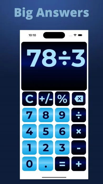 Big Finger Calculator سکرین شاٹس