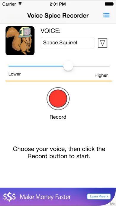 Voice Spice Online Recorder स्क्रीनशॉट