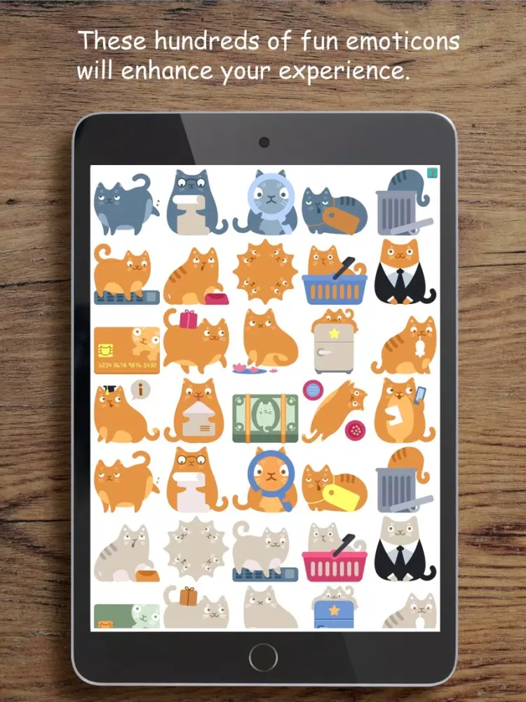 Kittymoji - Trending & Fun Cat Emojis and Stickers iPad 应用截图