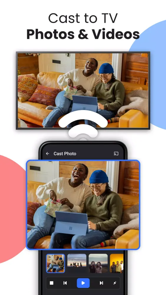 Tangkapan skrin Cast for Chromecast: TV Cast