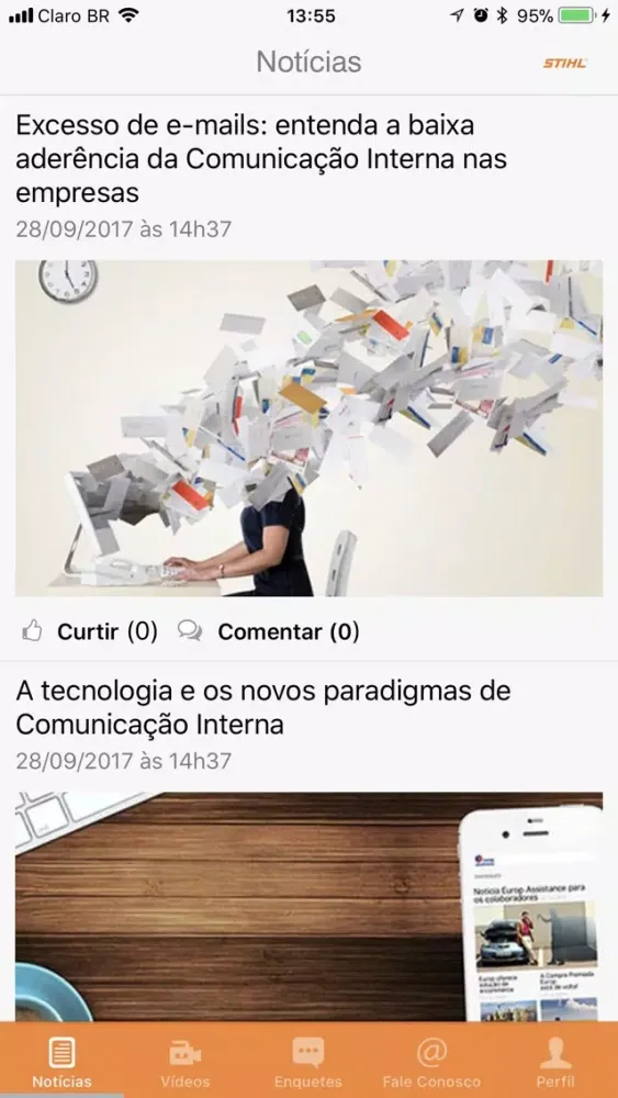 STIHL - Comunicação Interna スクリーンショット