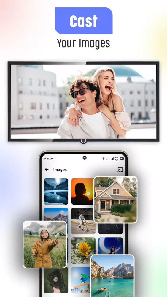 Tangkapan layar Screen Mirroring Smart TV Cast
