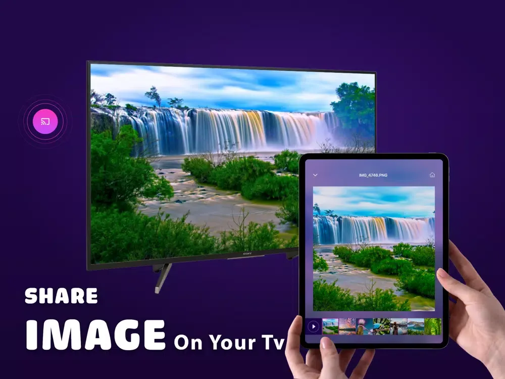 Screen Mirroring A-Z TV Cast iPad 應用截圖