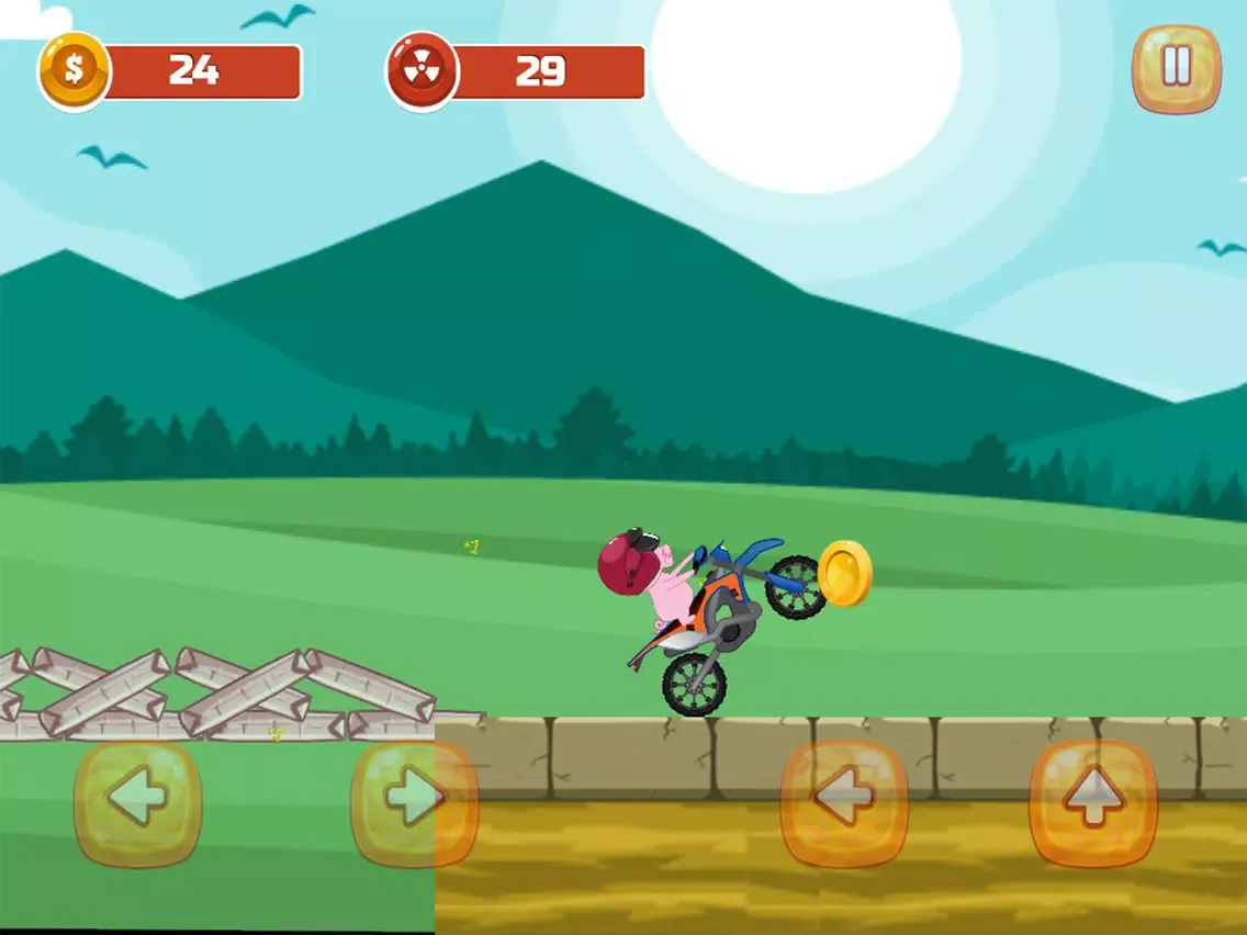 Pig Motorcycle Racing iPad  Ekran Görüntüleri
