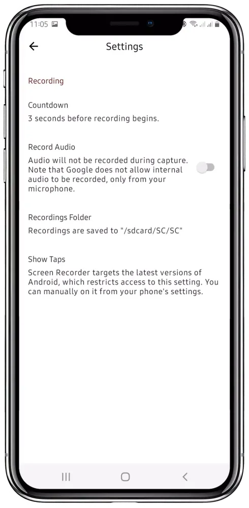 Скриншоты Screen Recorder W/ Audio- Scre