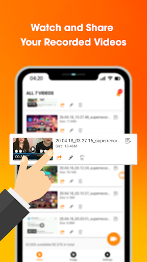 Super Screen Recorder, Capture的應用截圖3