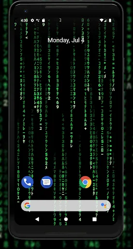 Capturas de tela do Matrix Live Wallpaper