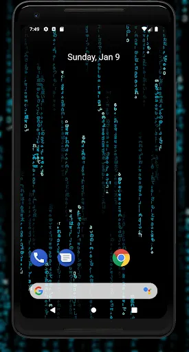 Capturas de tela do Matrix Live Wallpaper