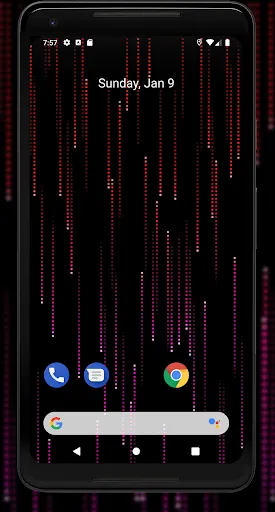 Capturas de tela do Matrix Live Wallpaper