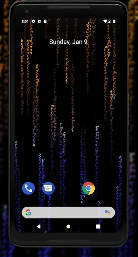 Capturas de tela do Matrix Live Wallpaper
