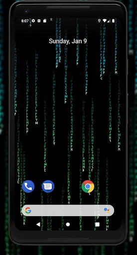 Capturas de tela do Matrix Live Wallpaper