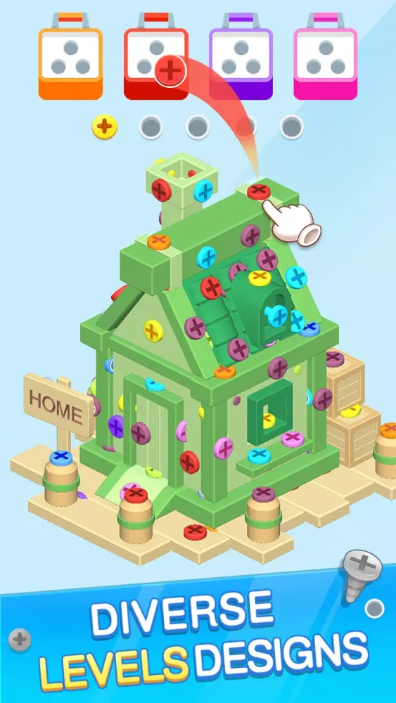 Screw Away: 3D Pin Puzzle Screenshots