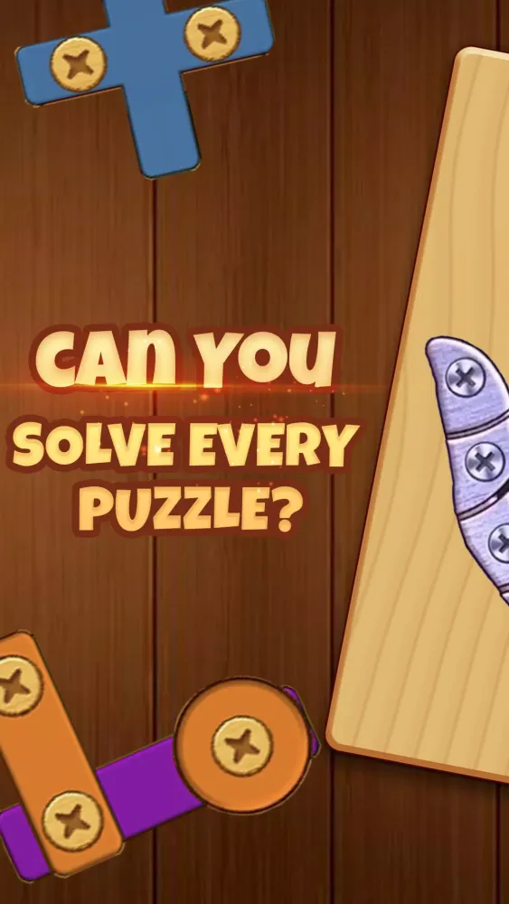 Screw and Nuts: Wood Puzzle スクリーンショット