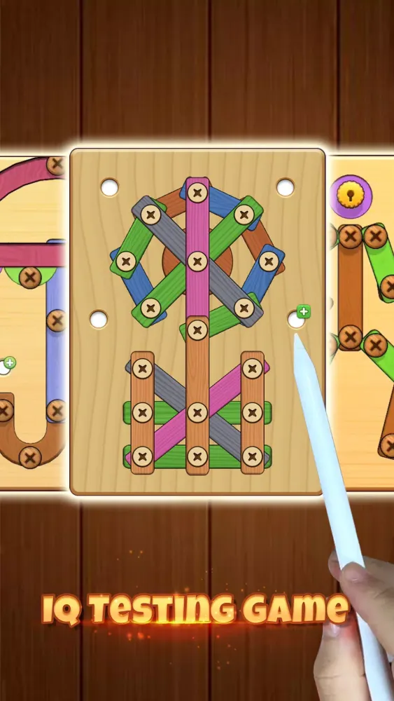 Screw and Nuts: Wood Puzzle スクリーンショット