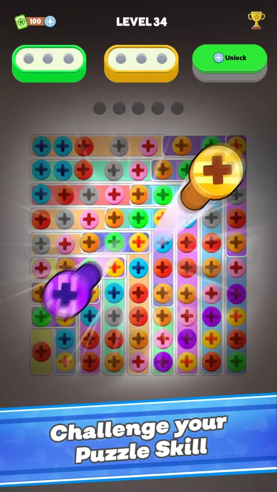 Screw Sort Color Pin Puzzle應用截圖