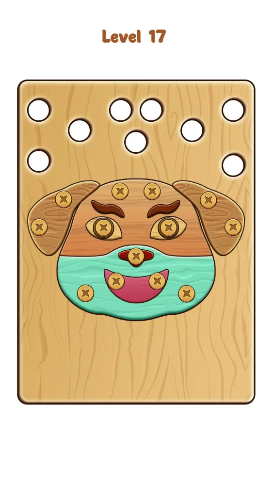 Nuts & Bolts Wood Screw Puzzle Screenshots