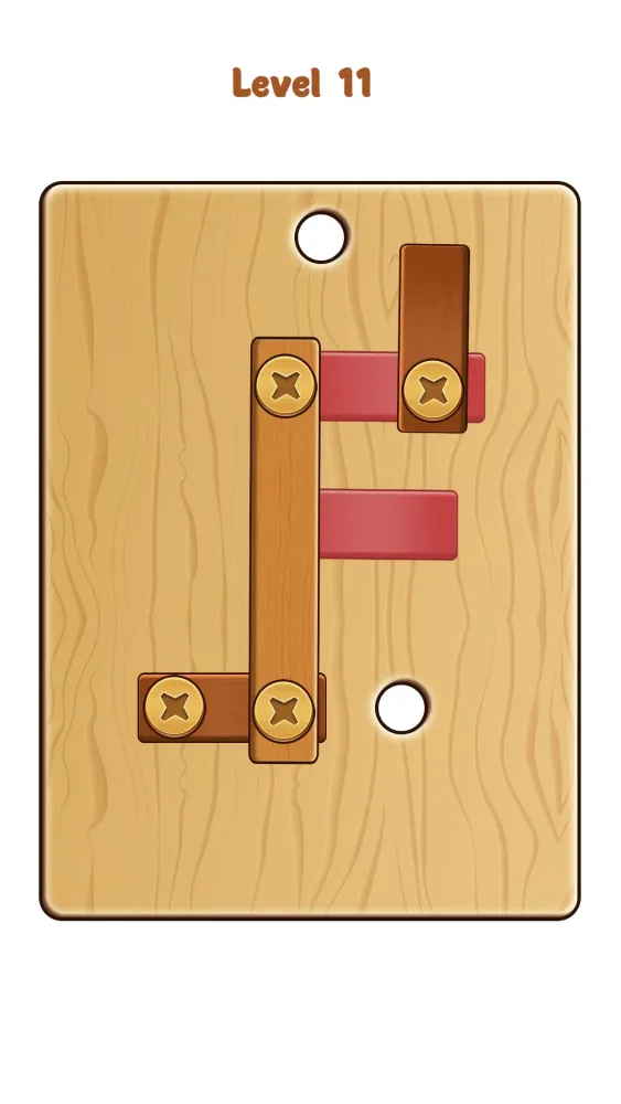 Nuts & Bolts Wood Screw Puzzle Screenshots
