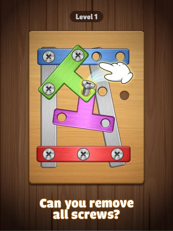 Screw Challenge: Nuts & Bolts iPad 應用截圖