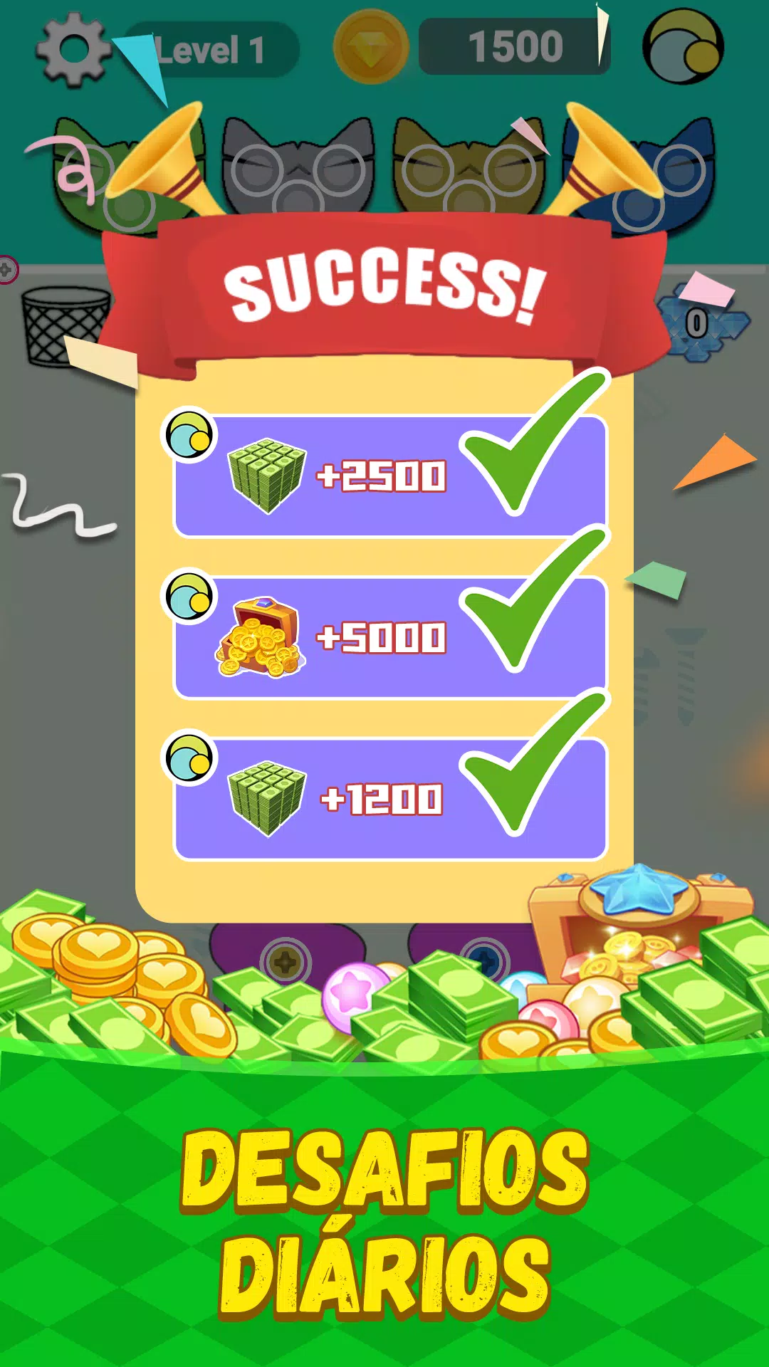 Lucky Screw Jam：Ganhe Dinheiro Screenshots4