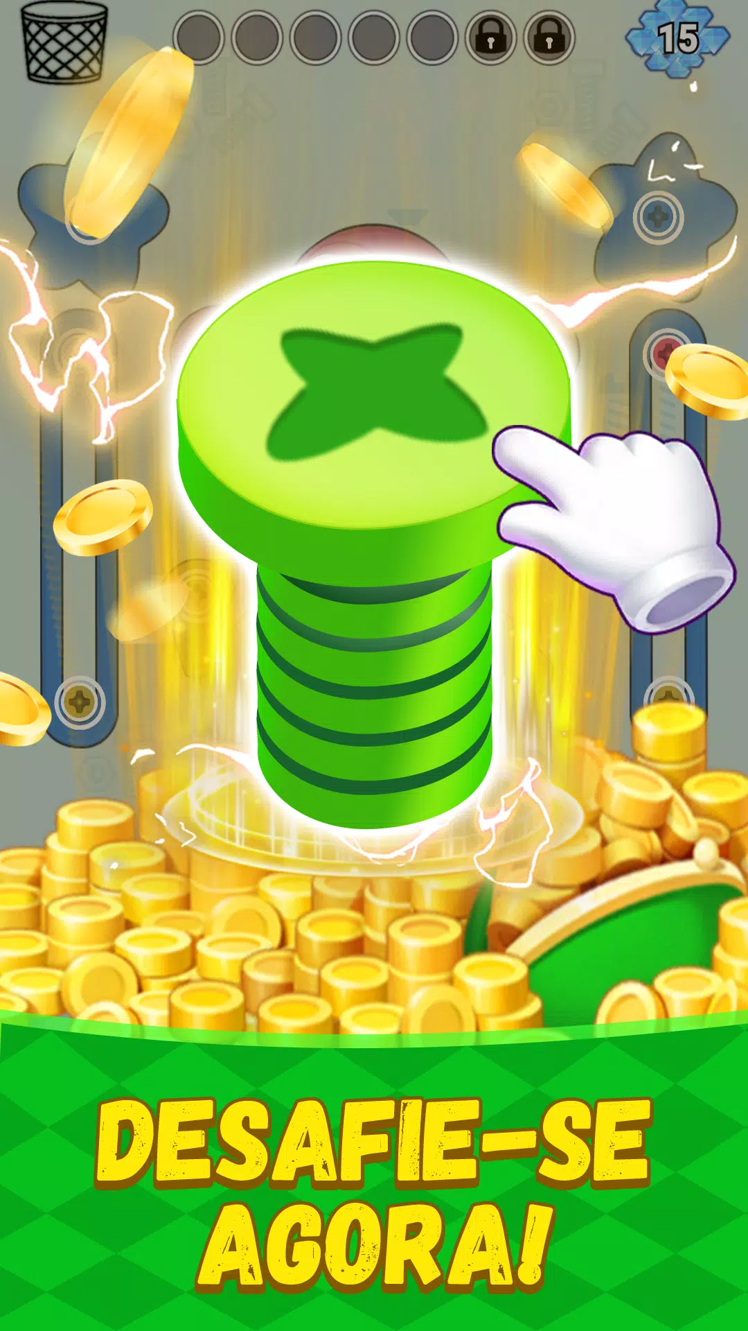 Lucky Screw Jam：Ganhe Dinheiro Screenshots5