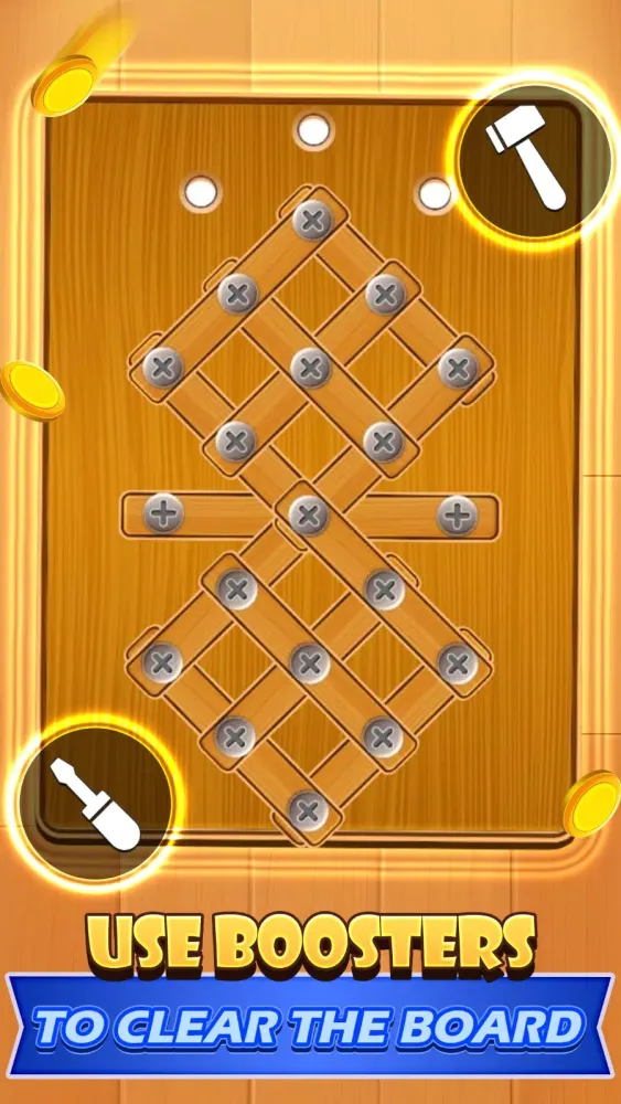 Capturas de tela do Screw Nuts & Bolt Puzzle