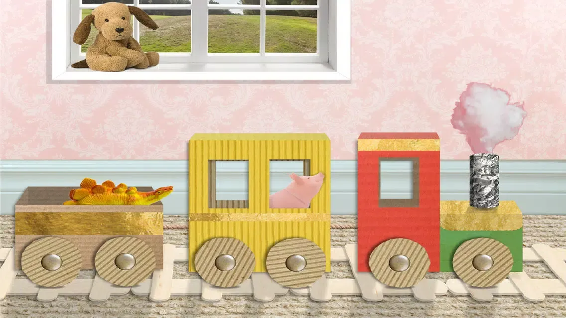 Screenshot di Scribbaloo Train - art and craft train app for toddlers
