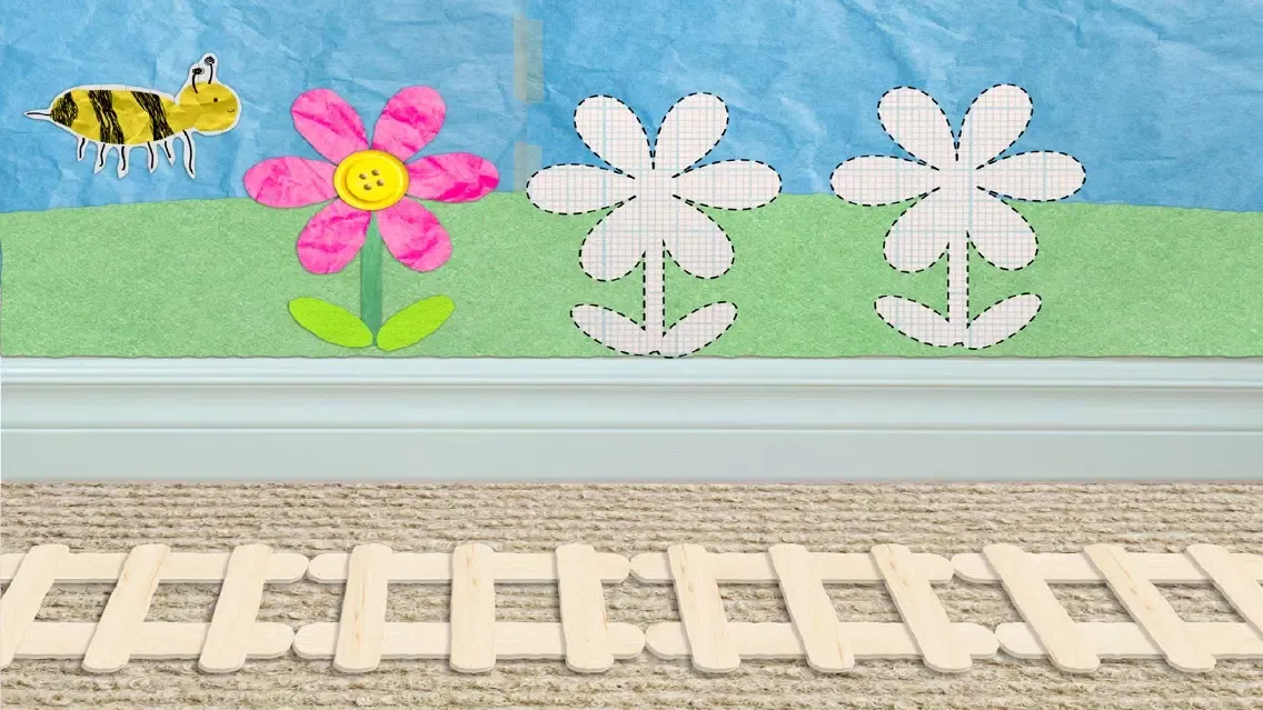 Screenshot di Scribbaloo Train - art and craft train app for toddlers