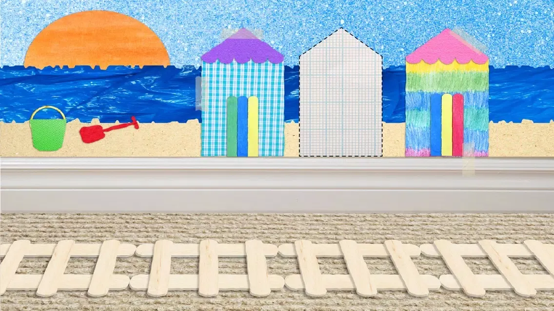 Screenshot di Scribbaloo Train - art and craft train app for toddlers