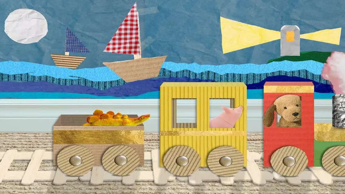 Screenshot di Scribbaloo Train - art and craft train app for toddlers