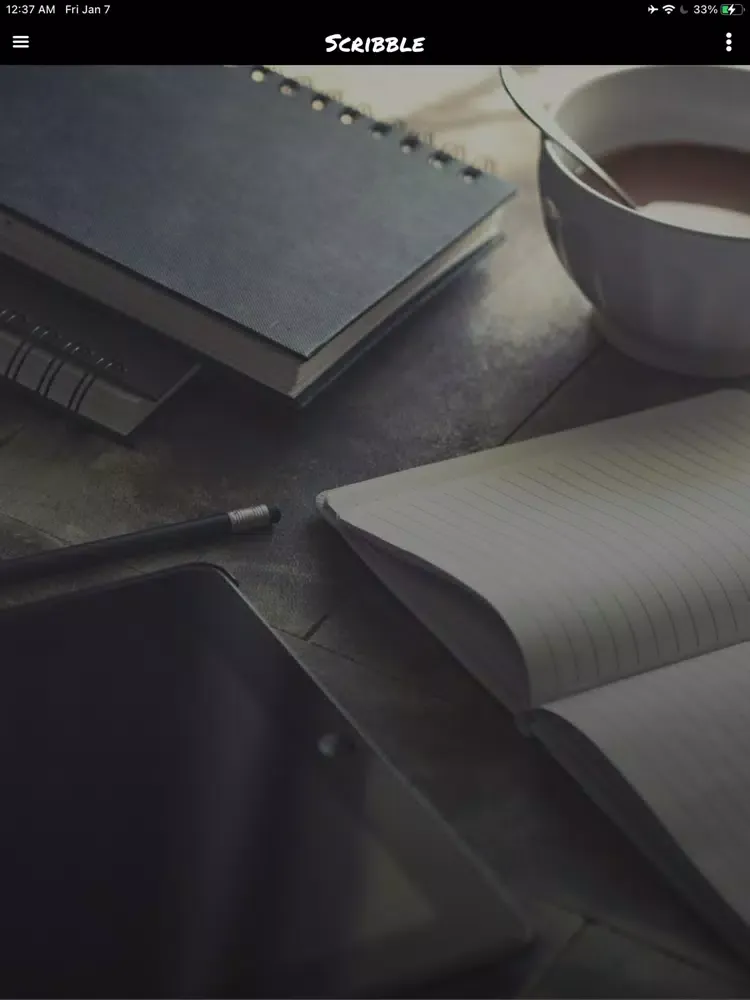 Screenshot di Scribble. iPad