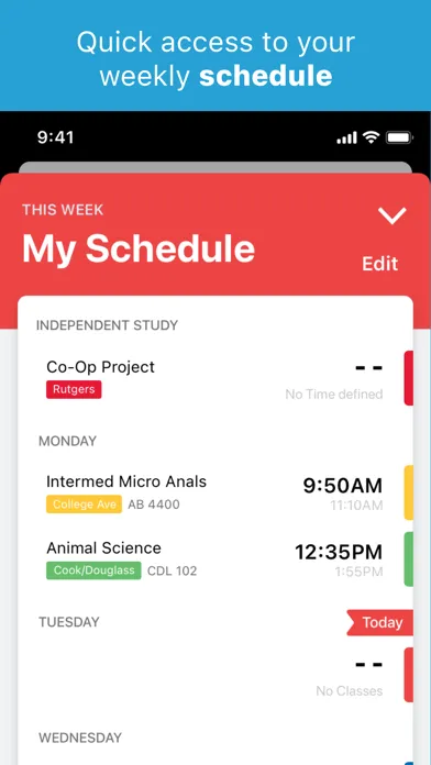 Rutgers RUMobile স্ক্রিনশট