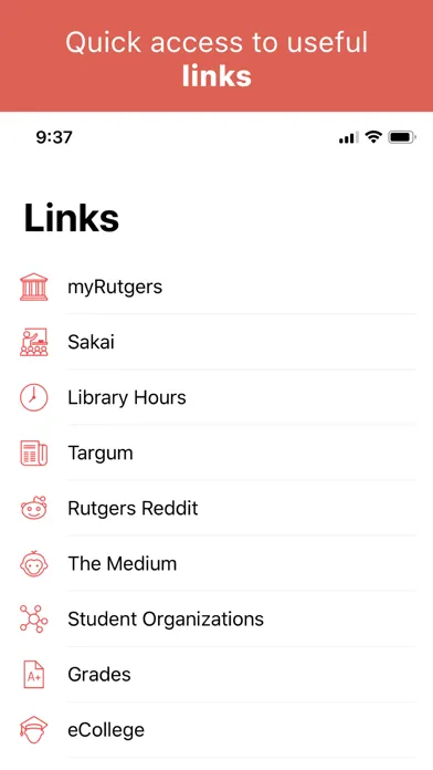 Rutgers RUMobile স্ক্রিনশট