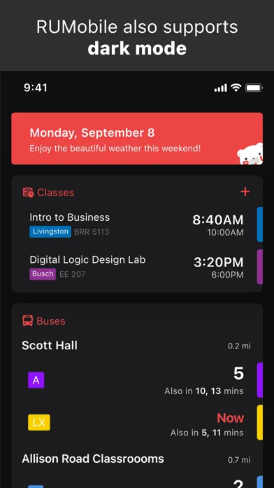 Rutgers RUMobile স্ক্রিনশট