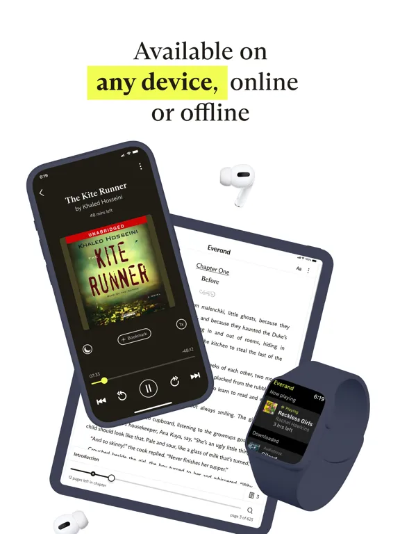 Tangkapan layar Everand: Ebooks and audiobooks iPad
