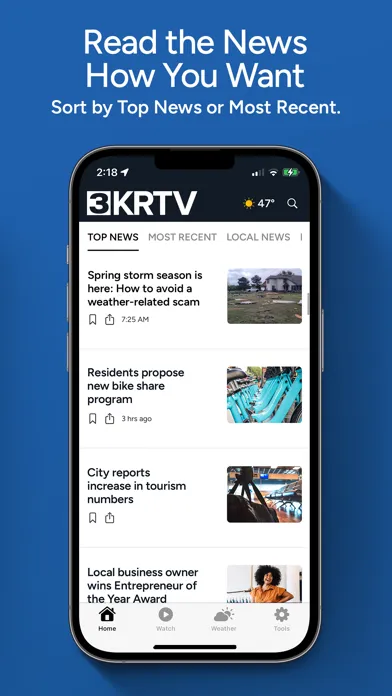 Capturas de pantalla de KRTV NEWS Great Falls
