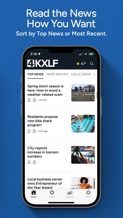 Ảnh chụp màn hình của KXLF News