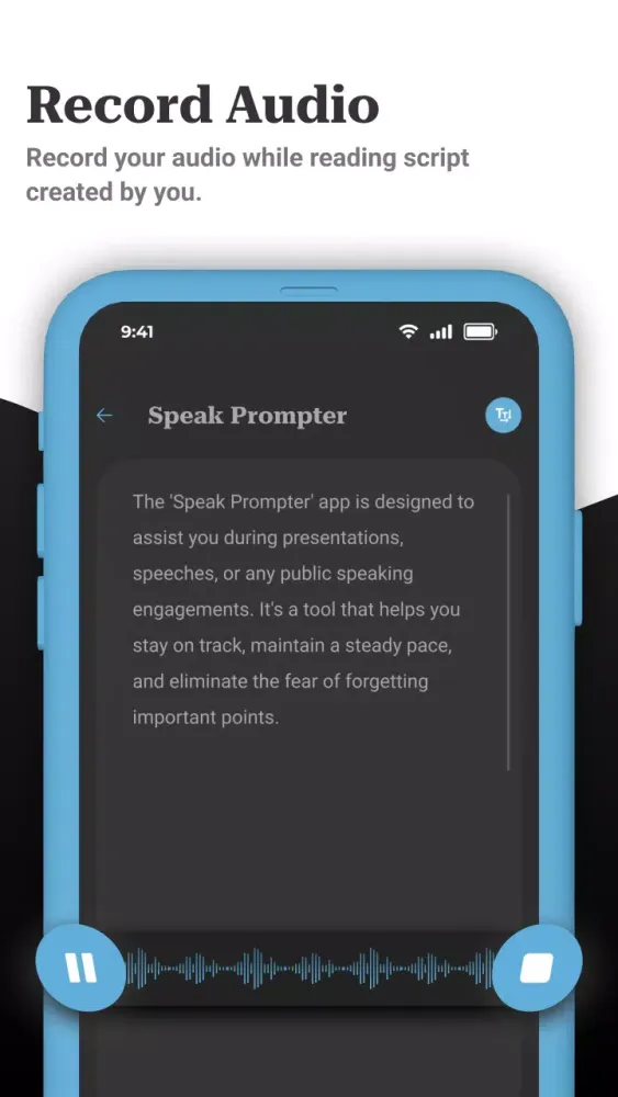 Screenshot di Teleprompter - Video Scripts