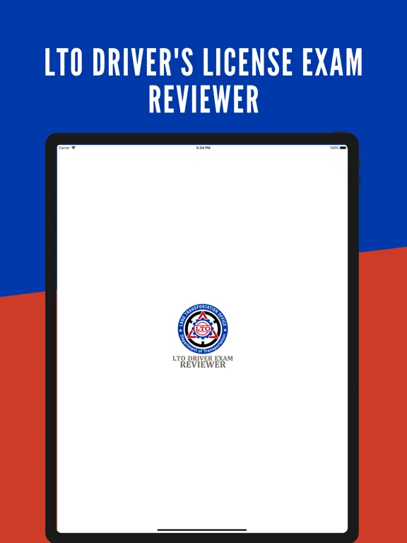 Zrzuty ekranu LTO Driver's Exam Reviewer iPad 