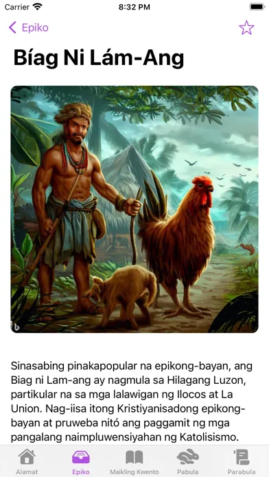 Capturas de tela do Kwentong Pambata: Tagalog