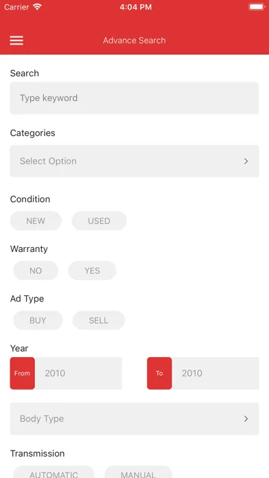 CarSpot Automotive Classified Screenshots