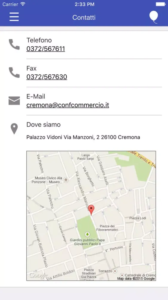 Capturas de pantalla de ConfCommercio Cremona